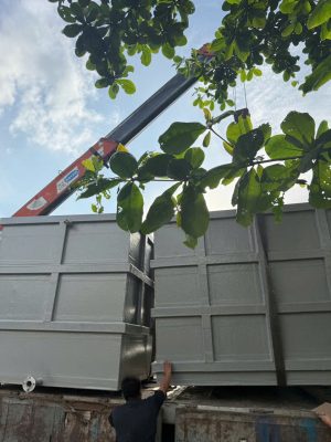 BÀN GIAO MÁNG THÉP SỢI THUỶ TINH CHO CTY TNHH JOINT FORC VN.